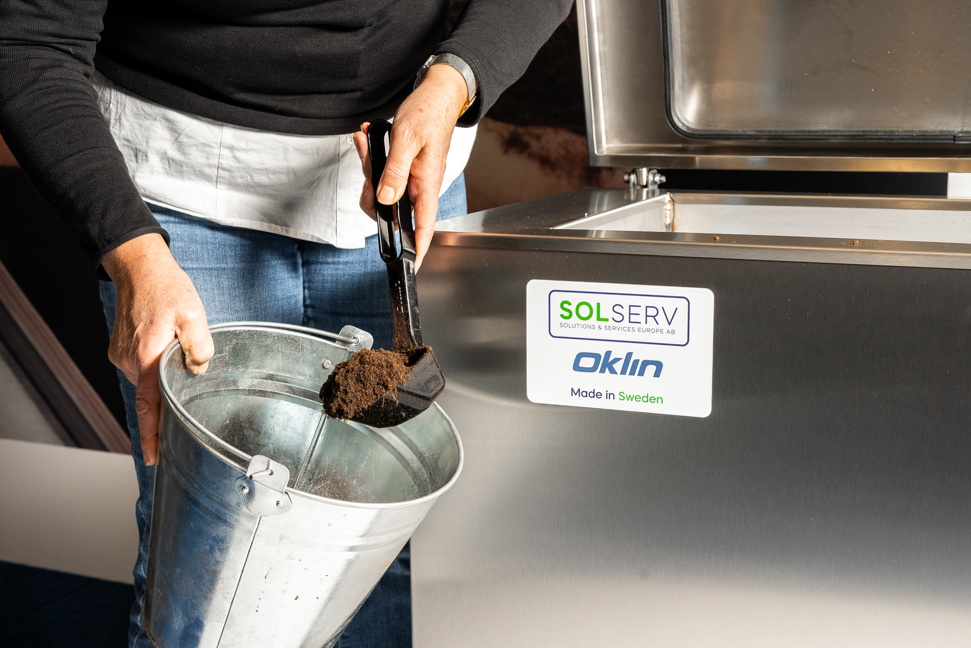 Kompostmaskin från solserv